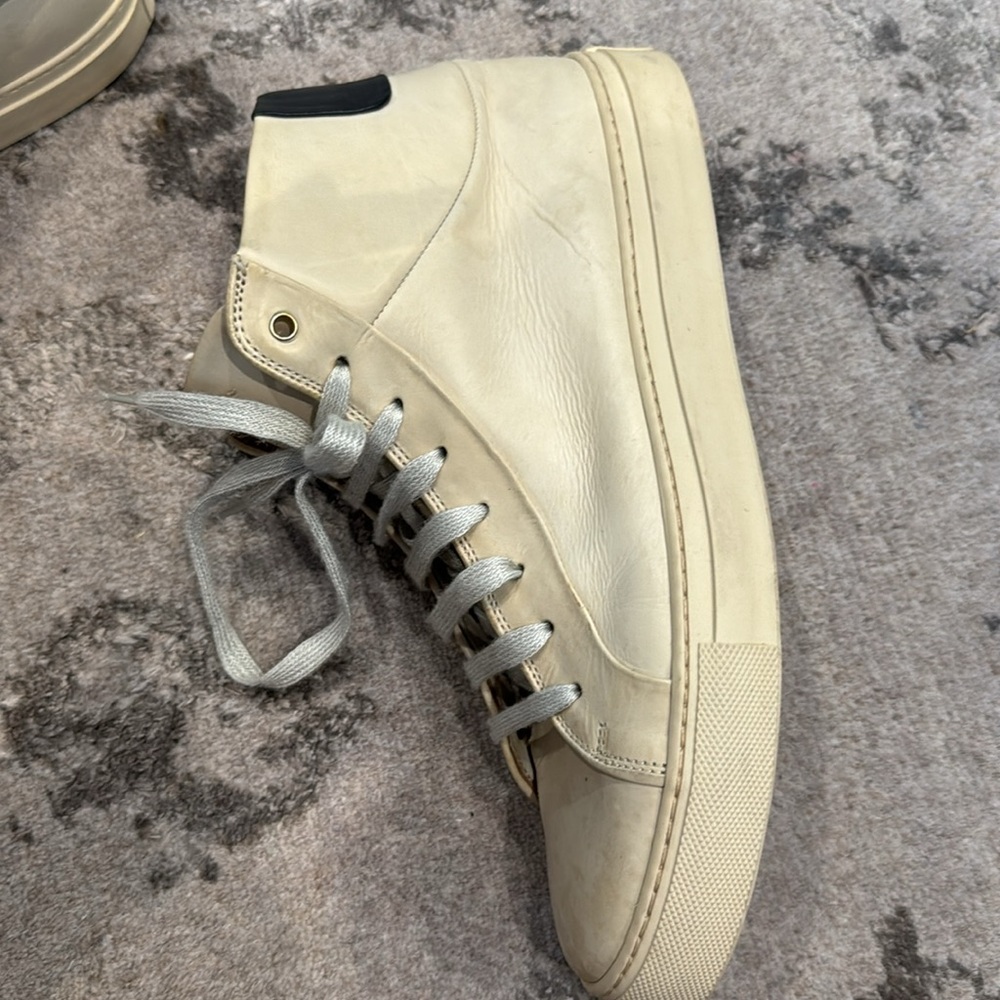 Paul Smith High Top Padded Leather Sneakers View 2